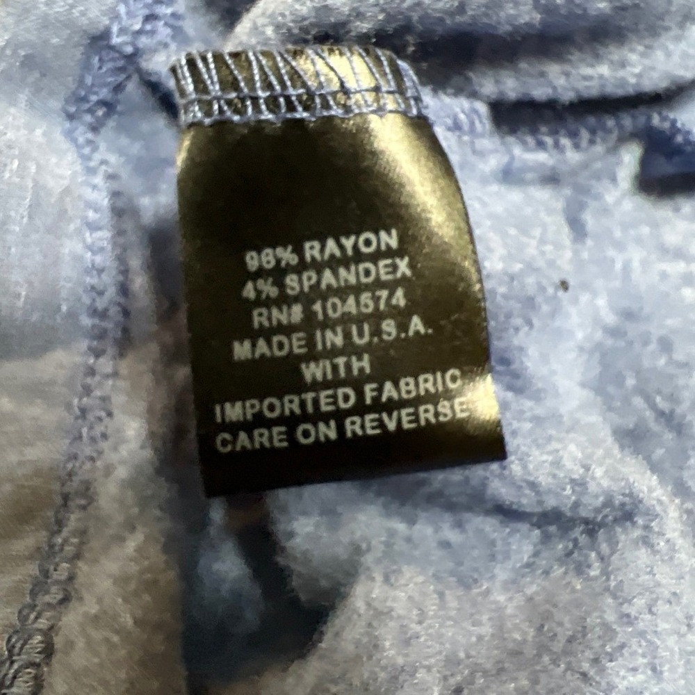 The Vanity Room Off Shoulder Dress Womens Size Plus 2X fleece‎ Blue Stretch NWT - Picture 16 of 16